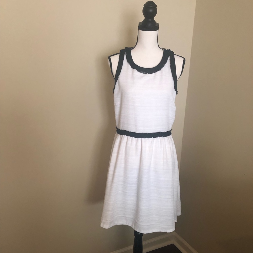 Beautiful white and black racerback dress